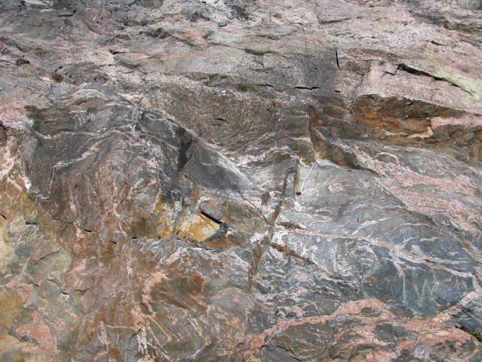 Mountain stone cliff