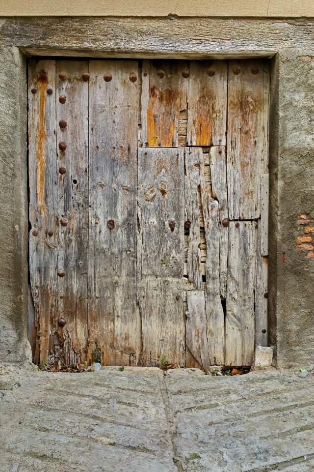 Old old door nail