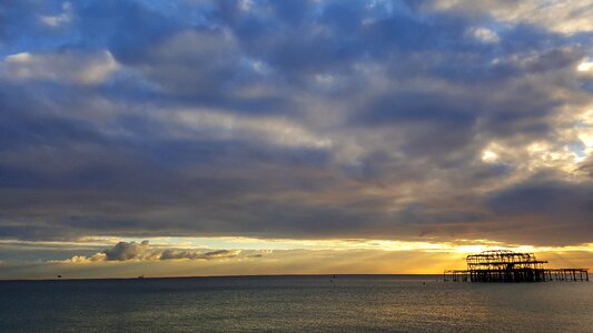 Sea clouds contrasts