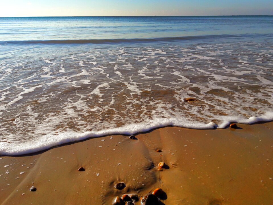 Beach sand blue
