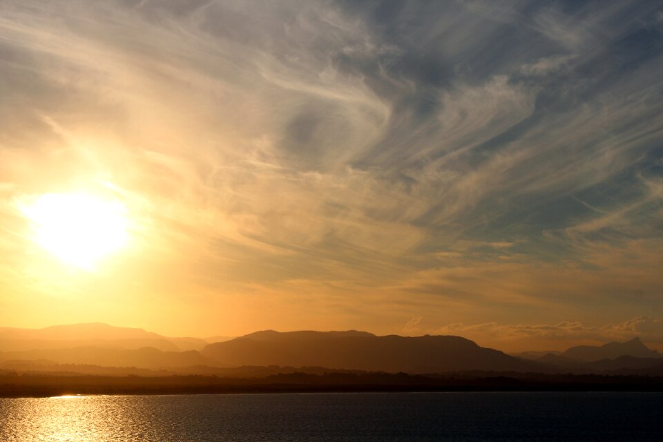 Clouds cloud yellow photo