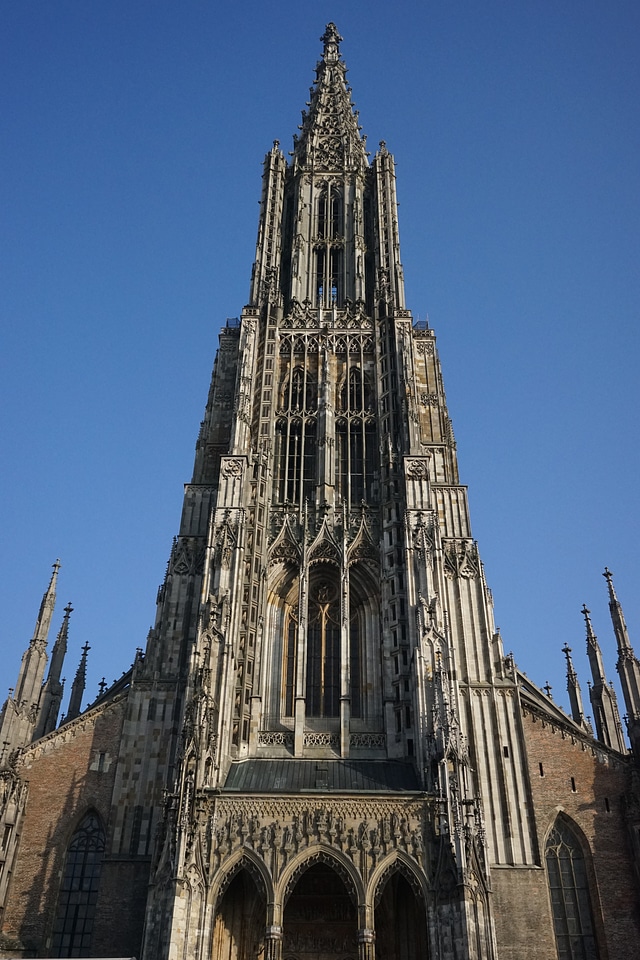 Architecture steeple entrance portal