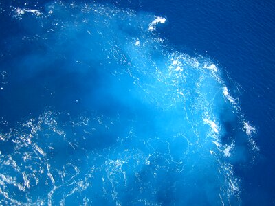 Water whirlpool turquoise photo
