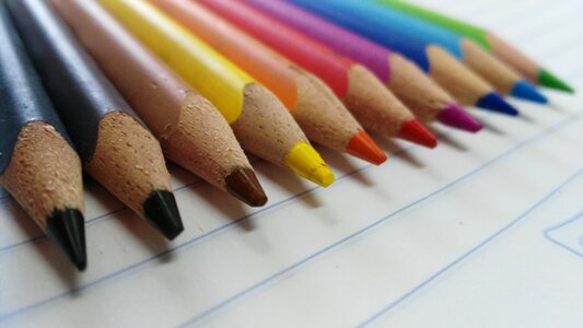 Color school pencils