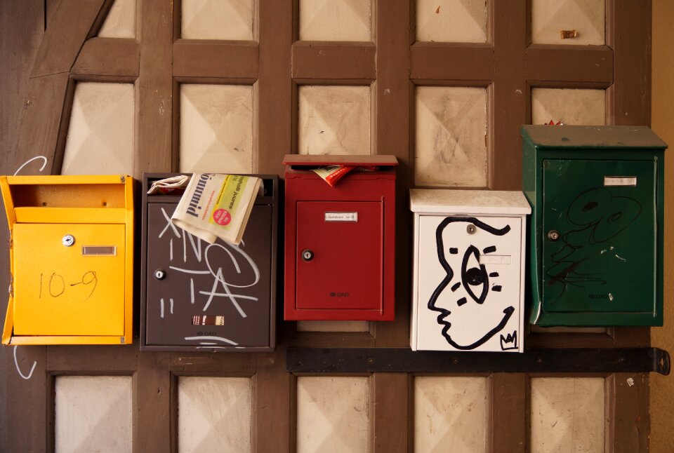Newspapers letters box
