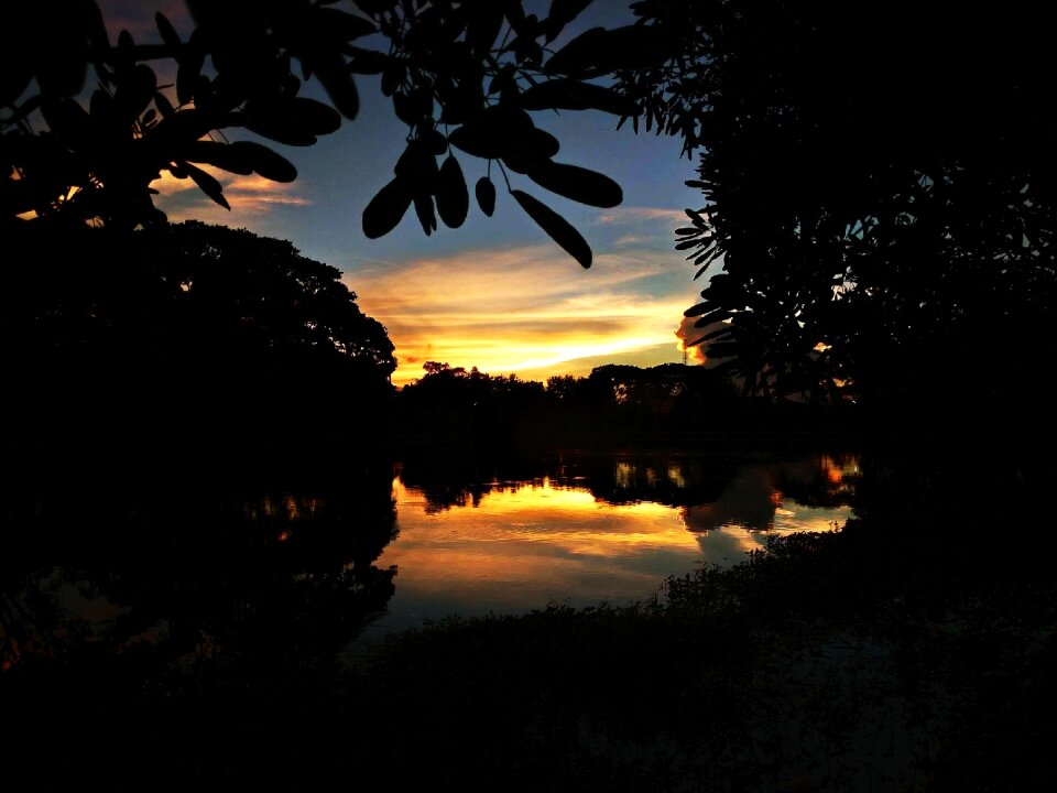 Light sky night