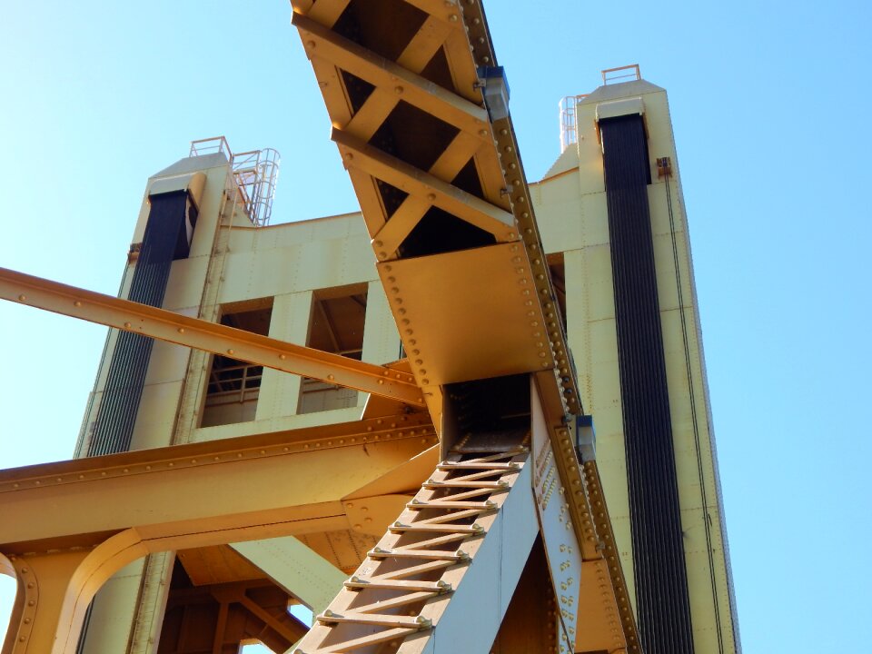 Sacramento drawbridge ironwork