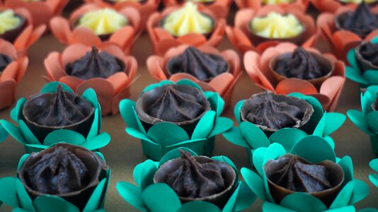 Parties pastry chocolate