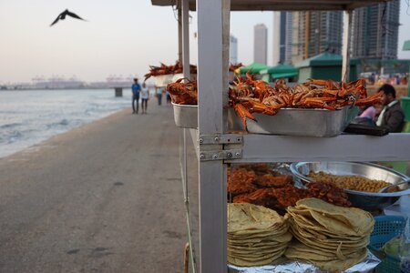 Seafood crab street food