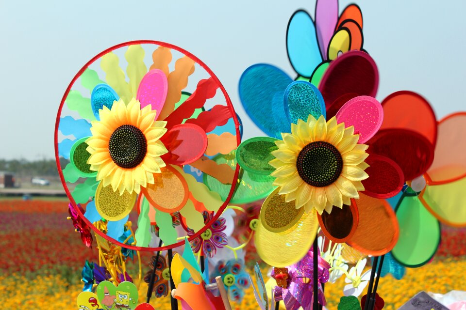 Flying car sunflower color