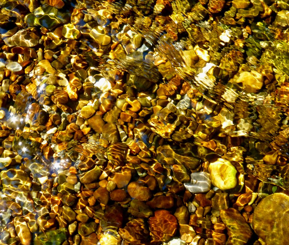 Colorful stone sunbeam sparkle