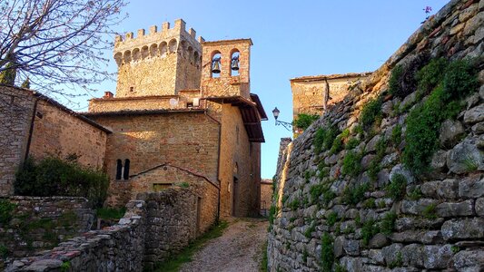 Medieval tuscany italy photo