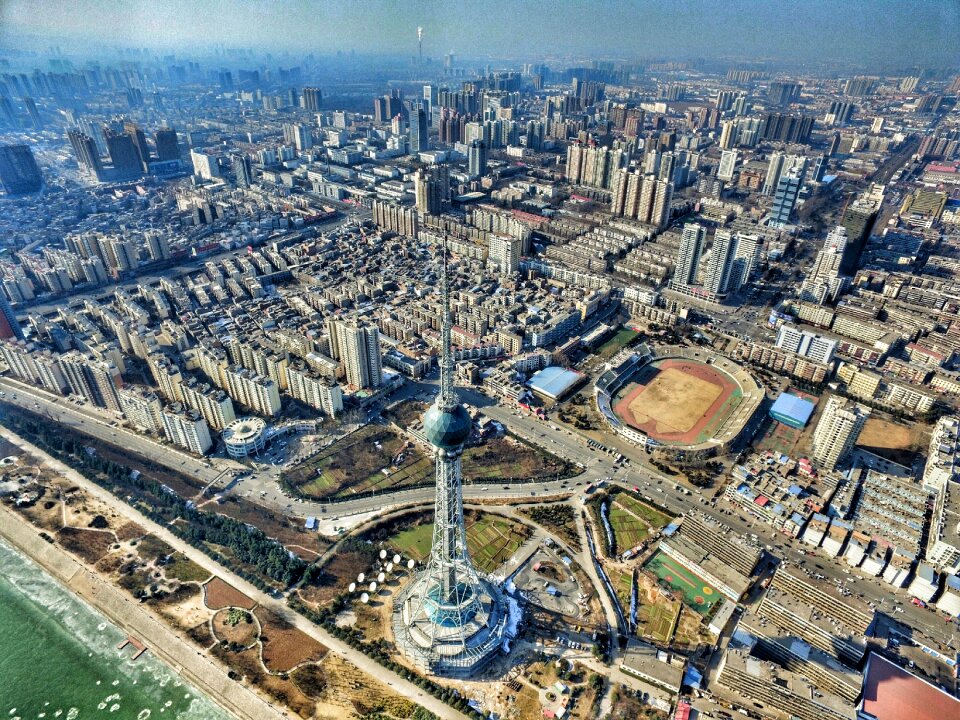 Aerial luoyang tower telecom