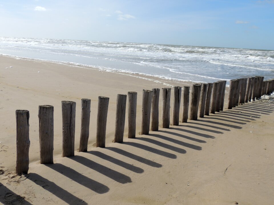 North sea beach sea
