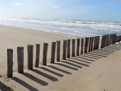 North sea beach sea