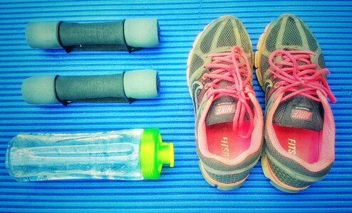 Weights fitness blue fitness