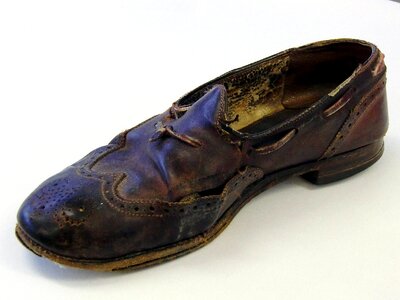 Shoe broken old