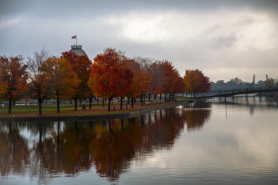 Montreal old port scenery