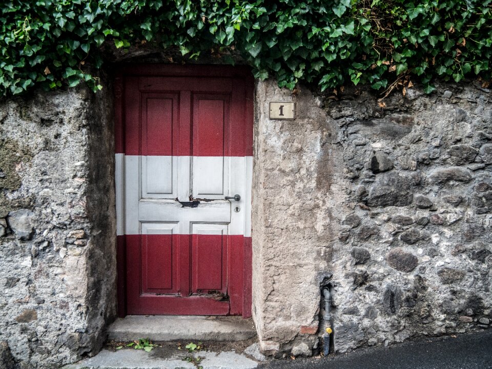 Old architecture red