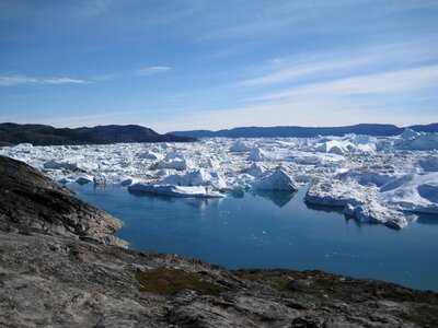 Icebergs greenland the icefjord