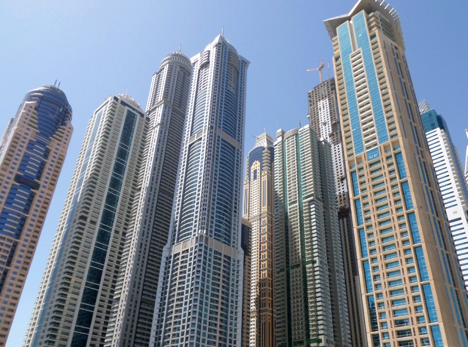 Dubai skyscapers emirates