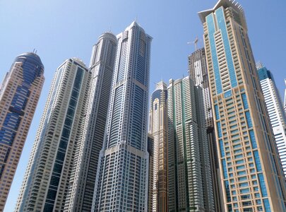 Dubai skyscapers emirates