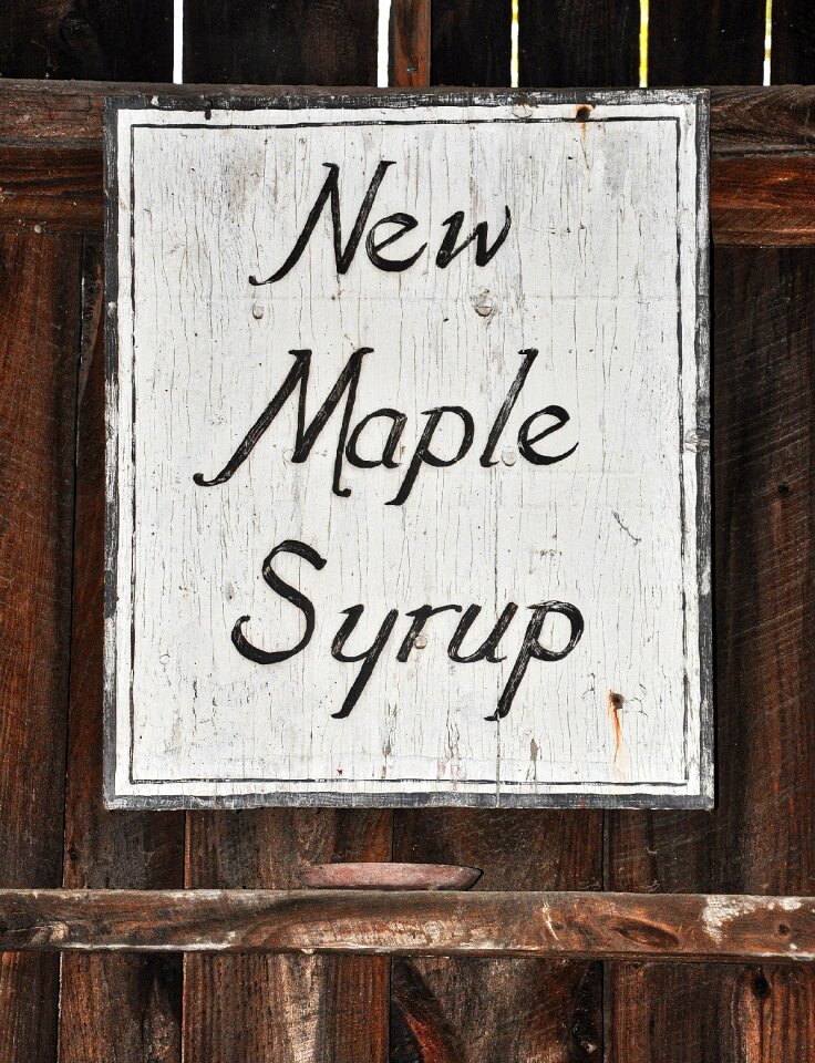 Sign rustic country