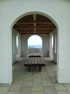 Red kimino resting place symmetry seat