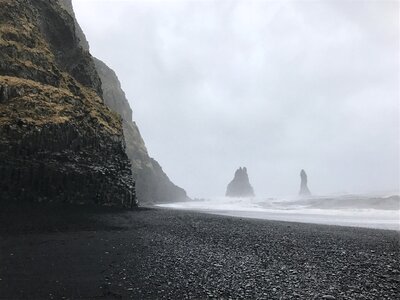 Beach vik reynisdrangar