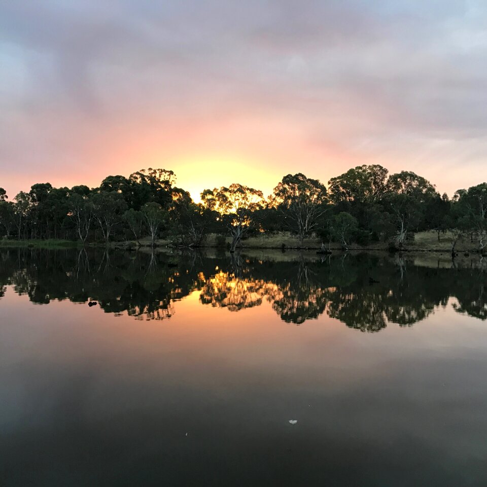 Nagambie victoria sunset