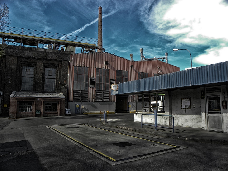 Industry abandoned ruin