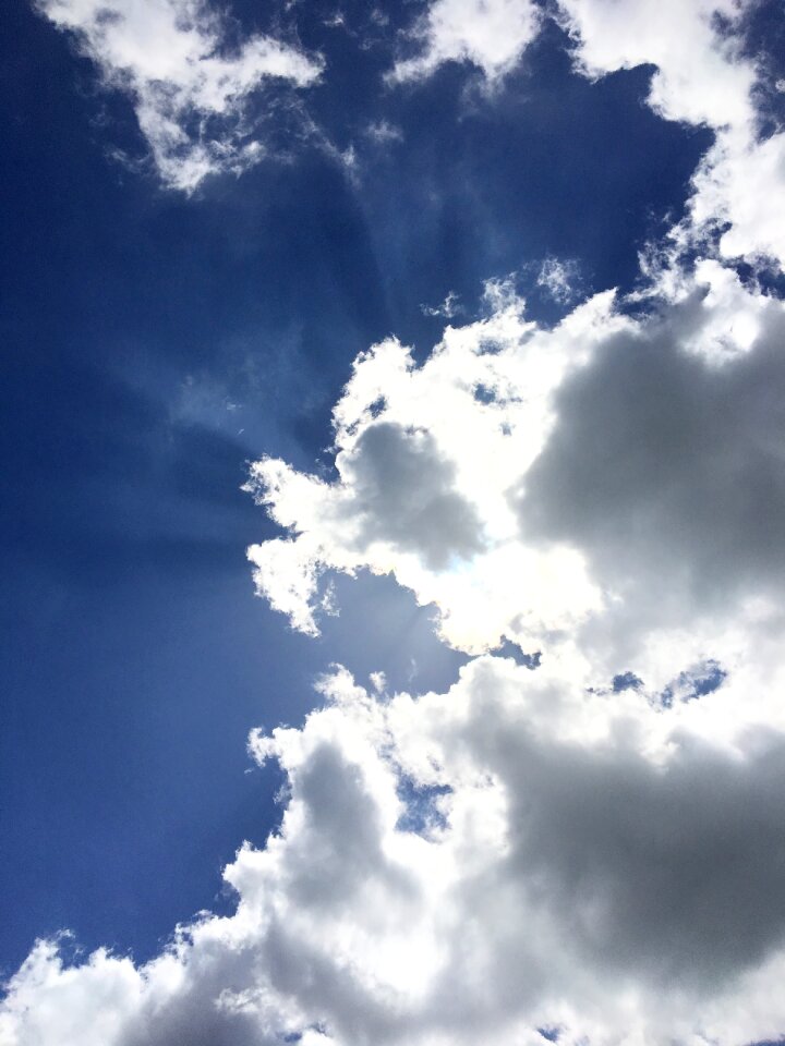 Sky clouds intense sky
