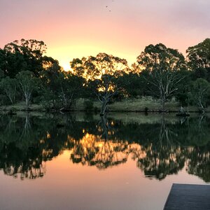 Nagambie victoria sunset
