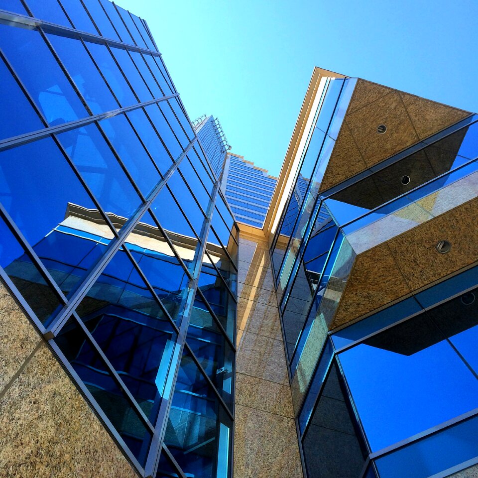 Triangle angles glass