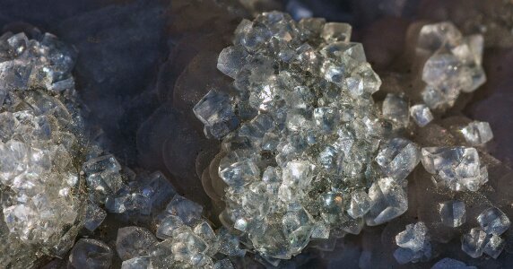 Crystalline stone rock photo