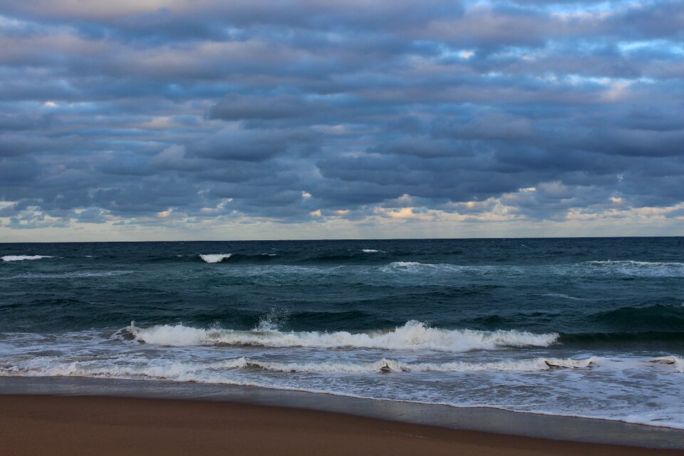 Sand water sky