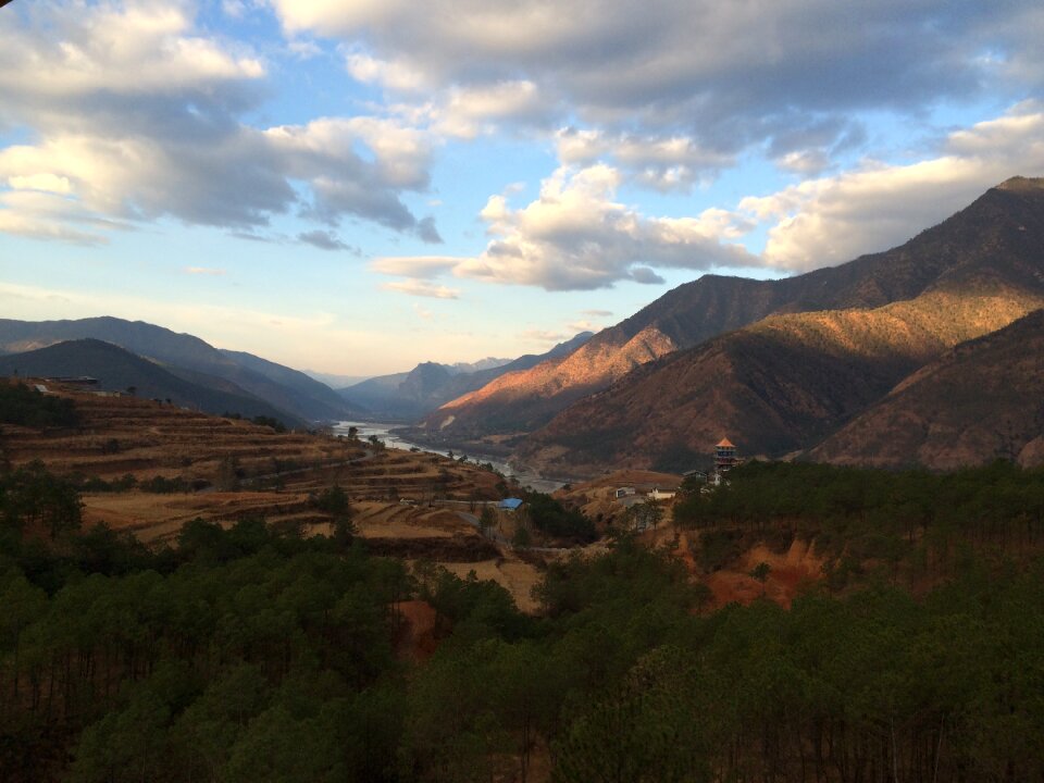 Yunnan landscape than views clouds