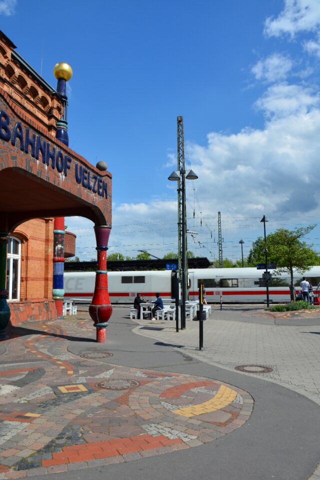 Railway station uelzen hundertwasser