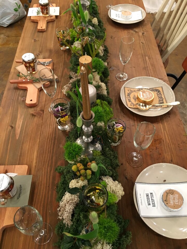 Table decoration flowers