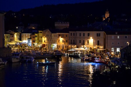 Croatia night picture beach