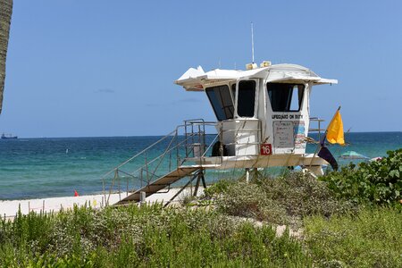 Safety blue ocean photo