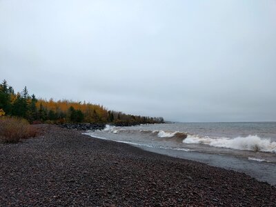 Minnesota beach storm
