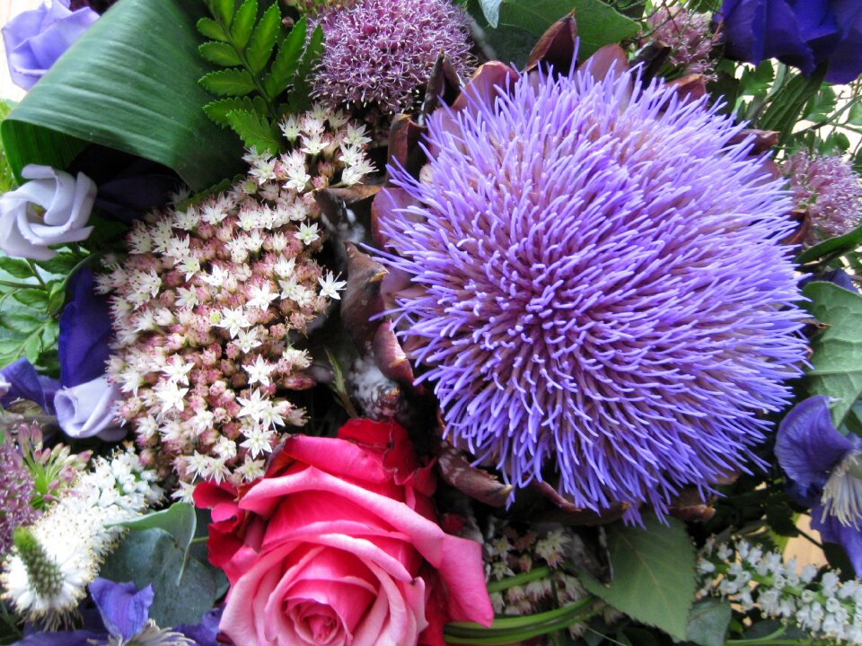 Flowers strauss colorful