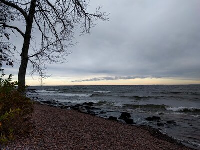 Minnesota beach storm
