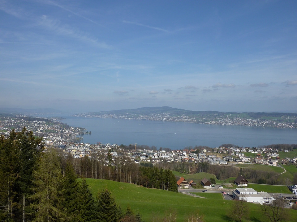 View distant view feusisberg