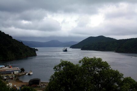 Showers ferry port