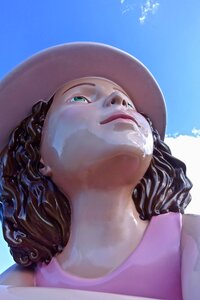 Girl decoration statue