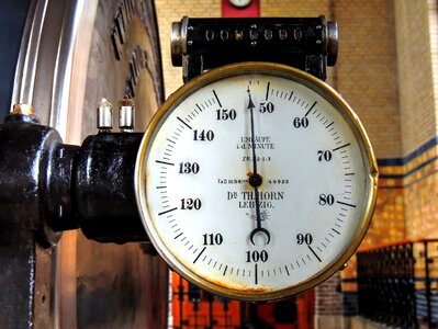 Speed gauge revolutions
