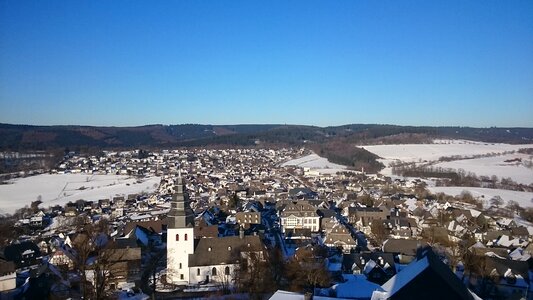 Eversberg winter wintry