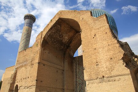 Samarkand the tomb of emir ancient architecture photo